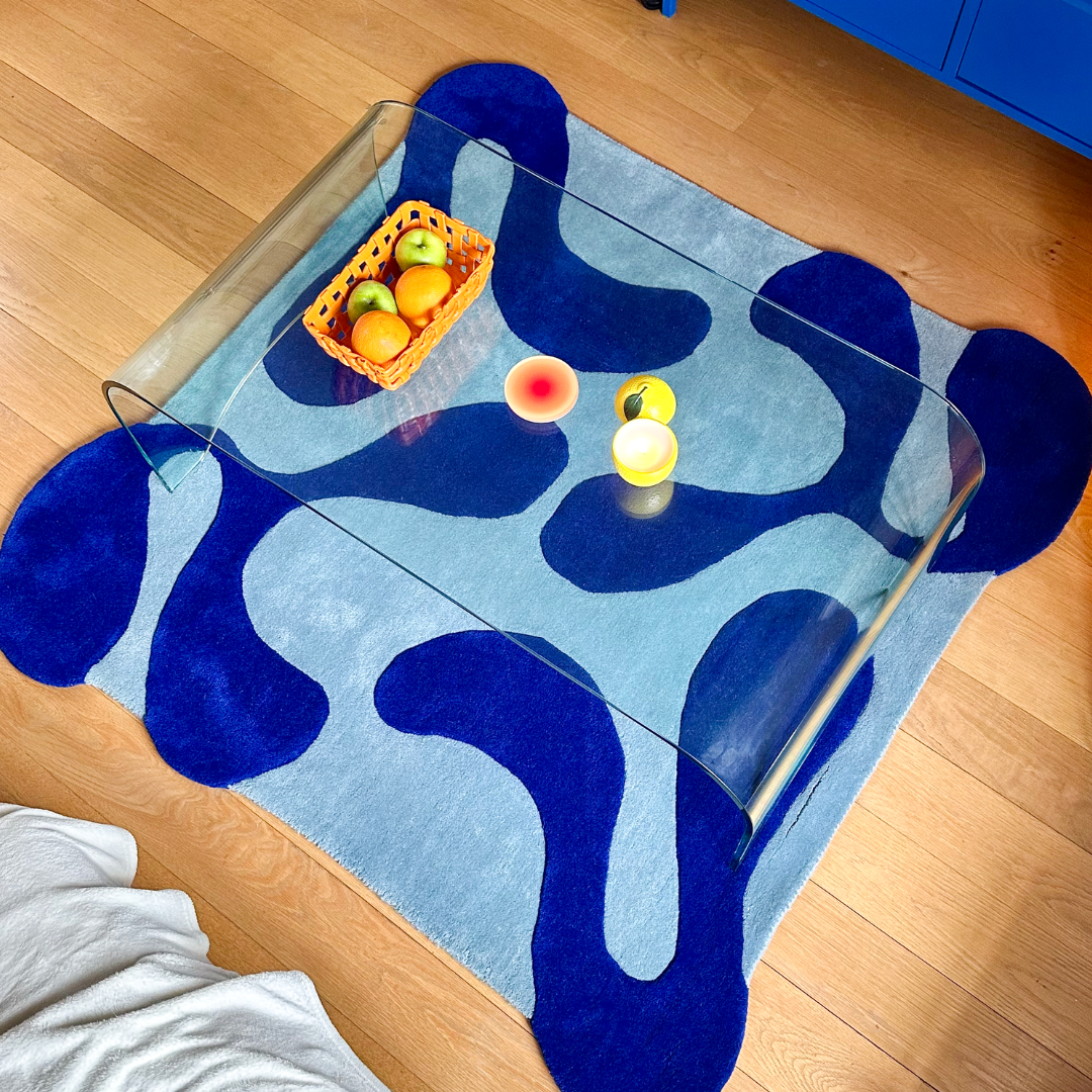 THE LAVA RUG - BLUE