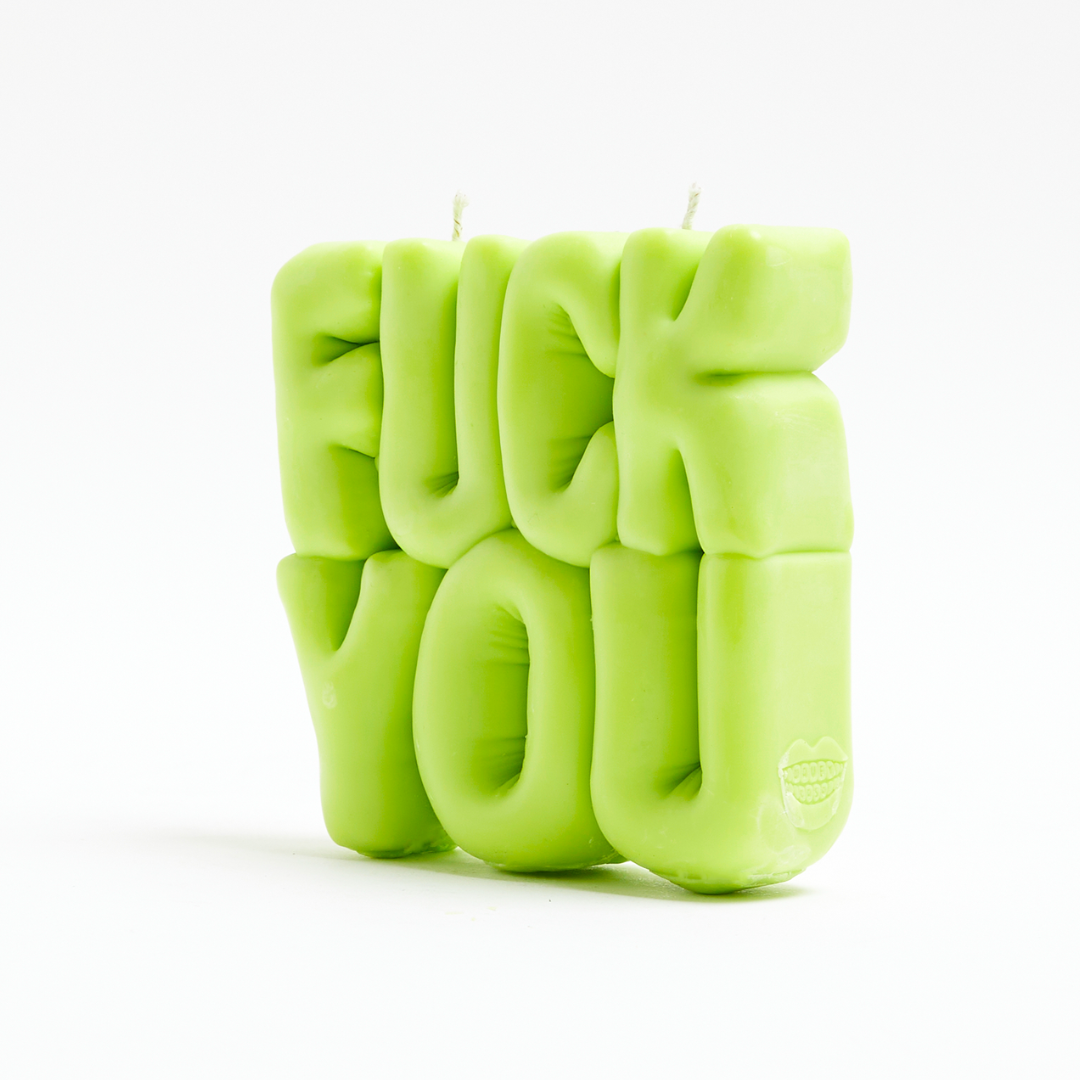 FUCK YOU CANDLE - LIME GREEN