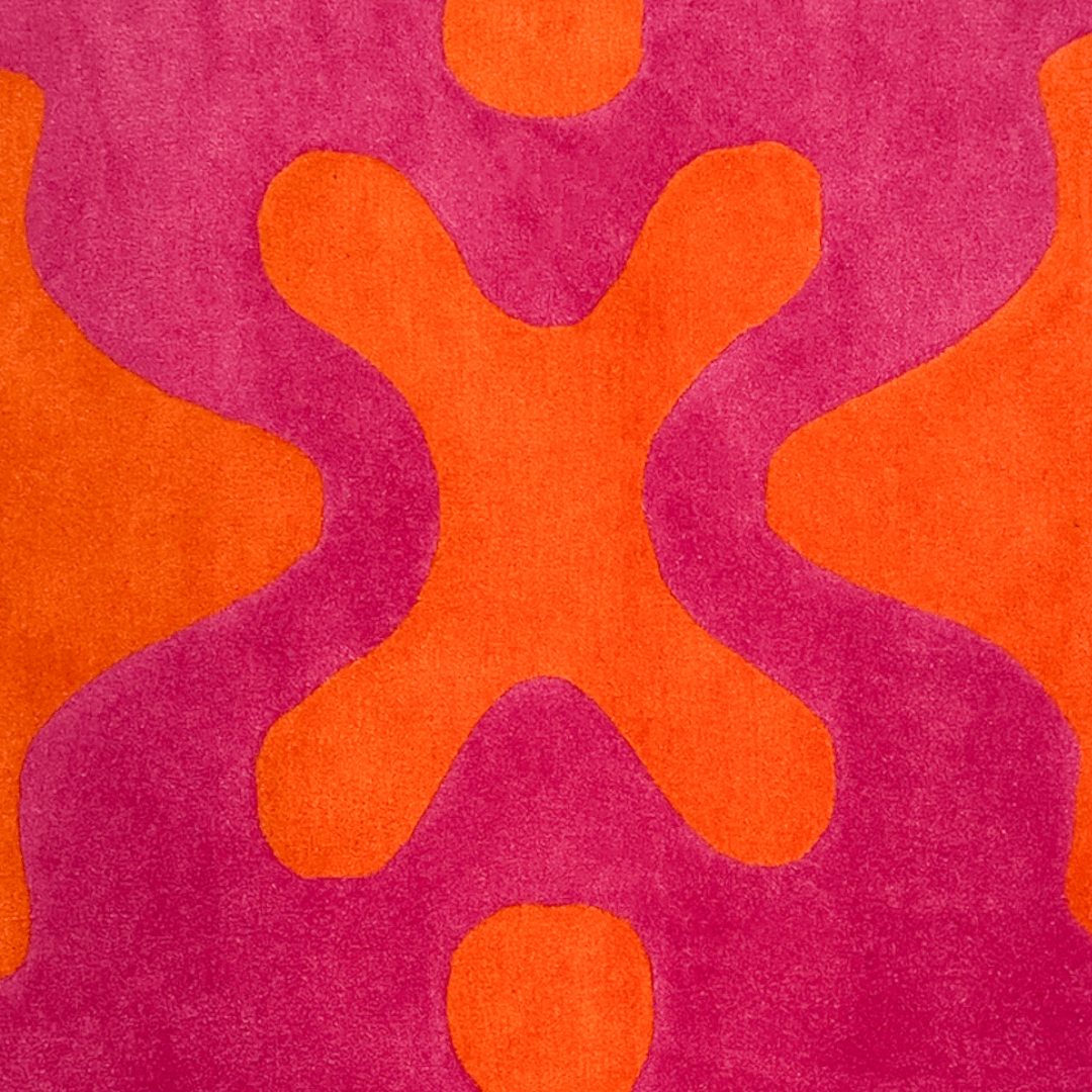 THE SPLAT RUG - PINK & ORANGE