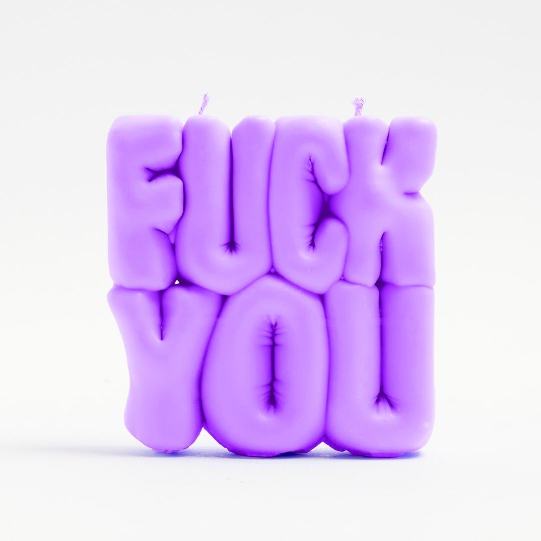 FUCK YOU CANDLE - PURPLE