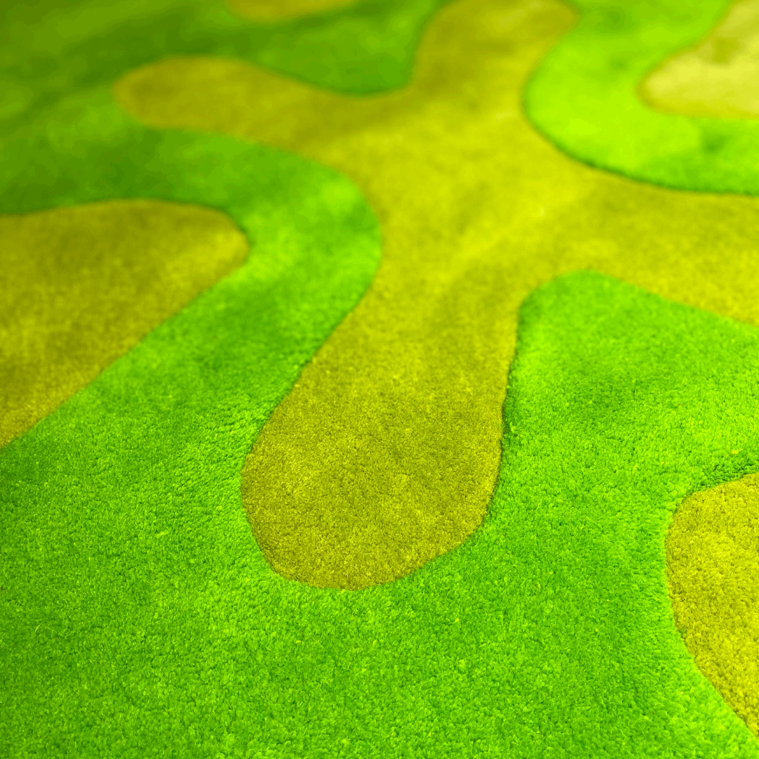 THE SPLAT RUG - GREEN & LIME