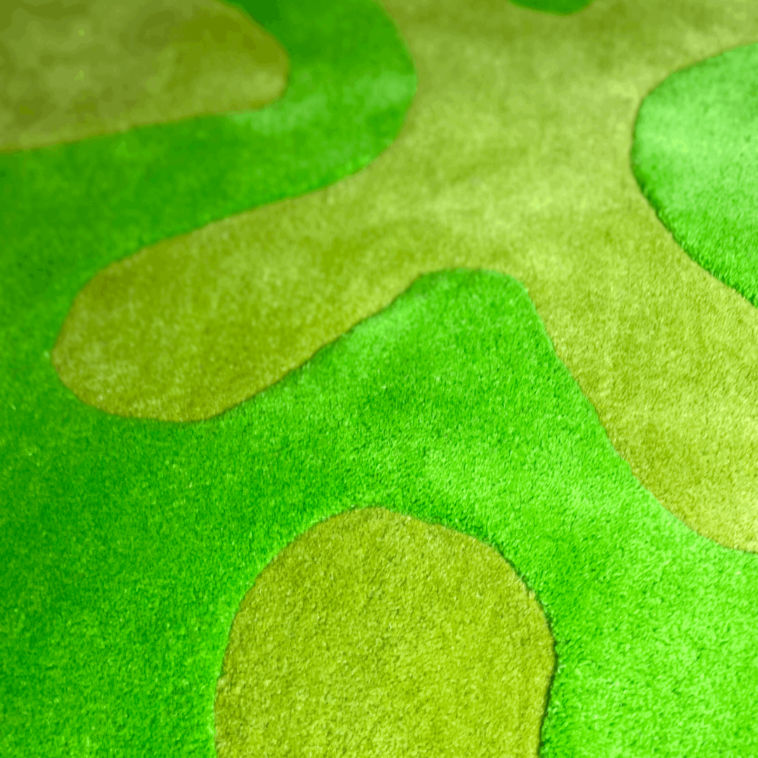 THE SPLAT RUG - GREEN & LIME