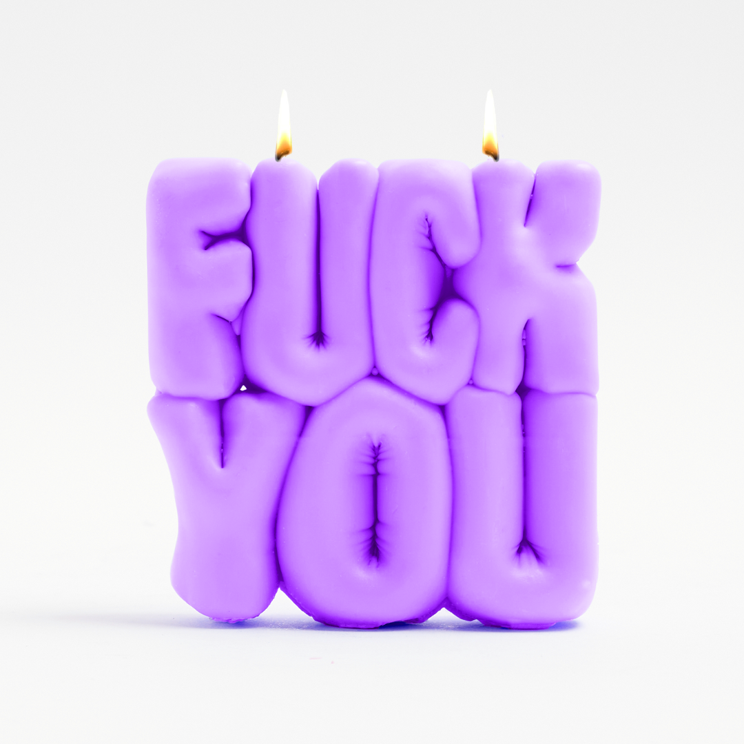 FUCK YOU PUFFER CANDLE