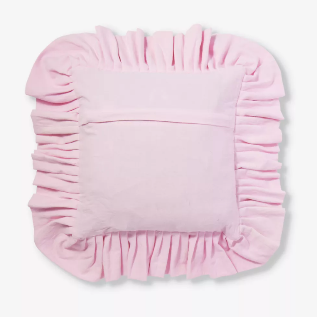 *SAMPLE* EMBROIDERY CUSHION COVER - PALE PINK