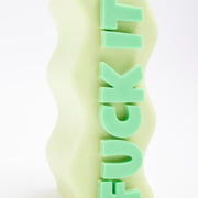 "FUCK IT" CANDLE - GREEN & LIME